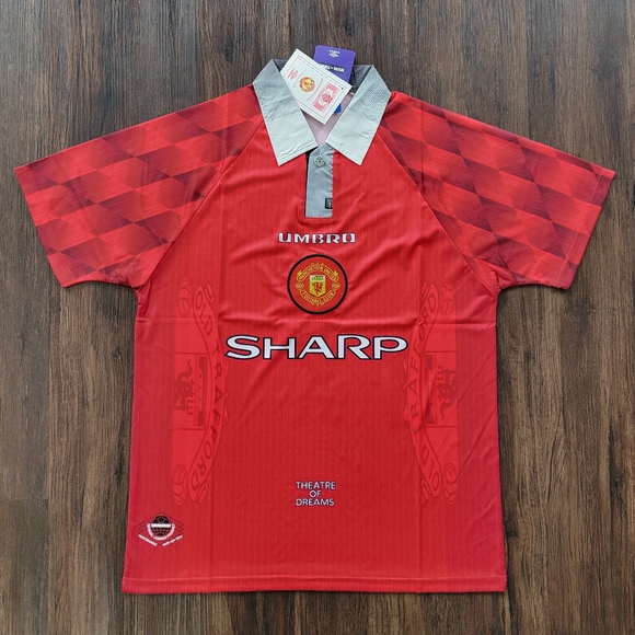 Eric Cantona #7 Manchester United Retro Home Red New Men's Umbro